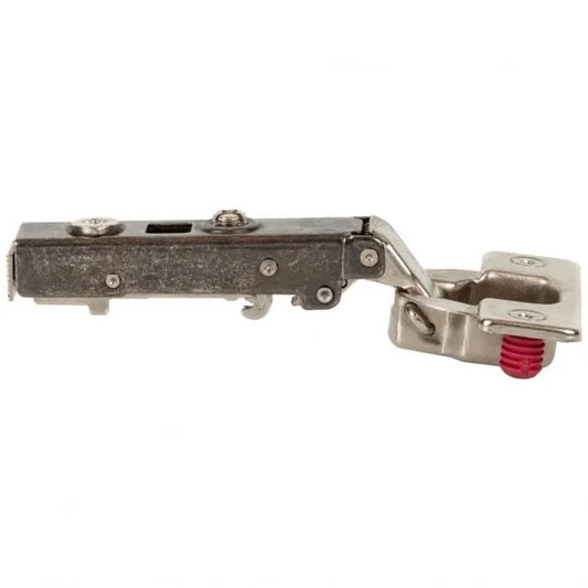 110° Commercial Grade Full Overlay Cam Adjustable Self-close Hinge with Press-in 8 mm Dowels