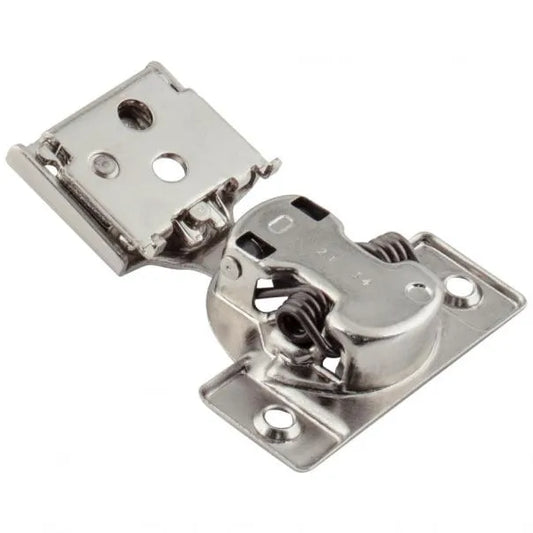 HR MAX™ 105° 1/2" Overlay Heavy Duty Soft-close Compact Hinge with 2 Cleats and without Dowels.
