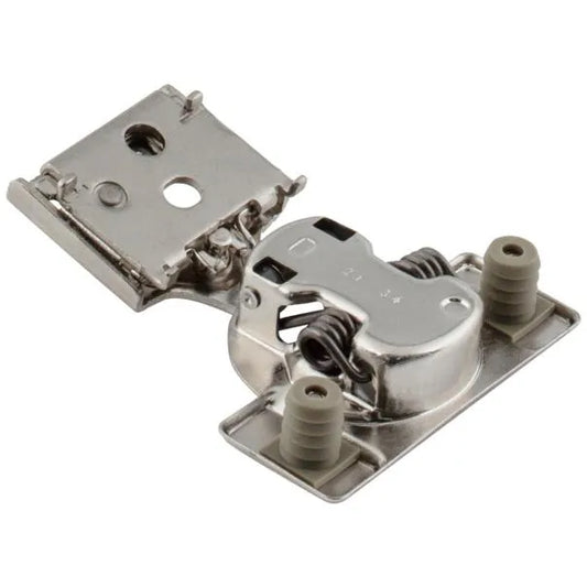 HR MAX™ 105° 7/16" Overlay Self-close Compact Hinge with Press-in 8 mm Dowels