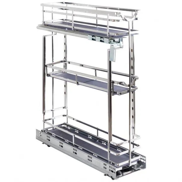 STORAGE WITH STYLE® Metal "No Wiggle" Base Pullout, Preassembled with Soft-close Slides