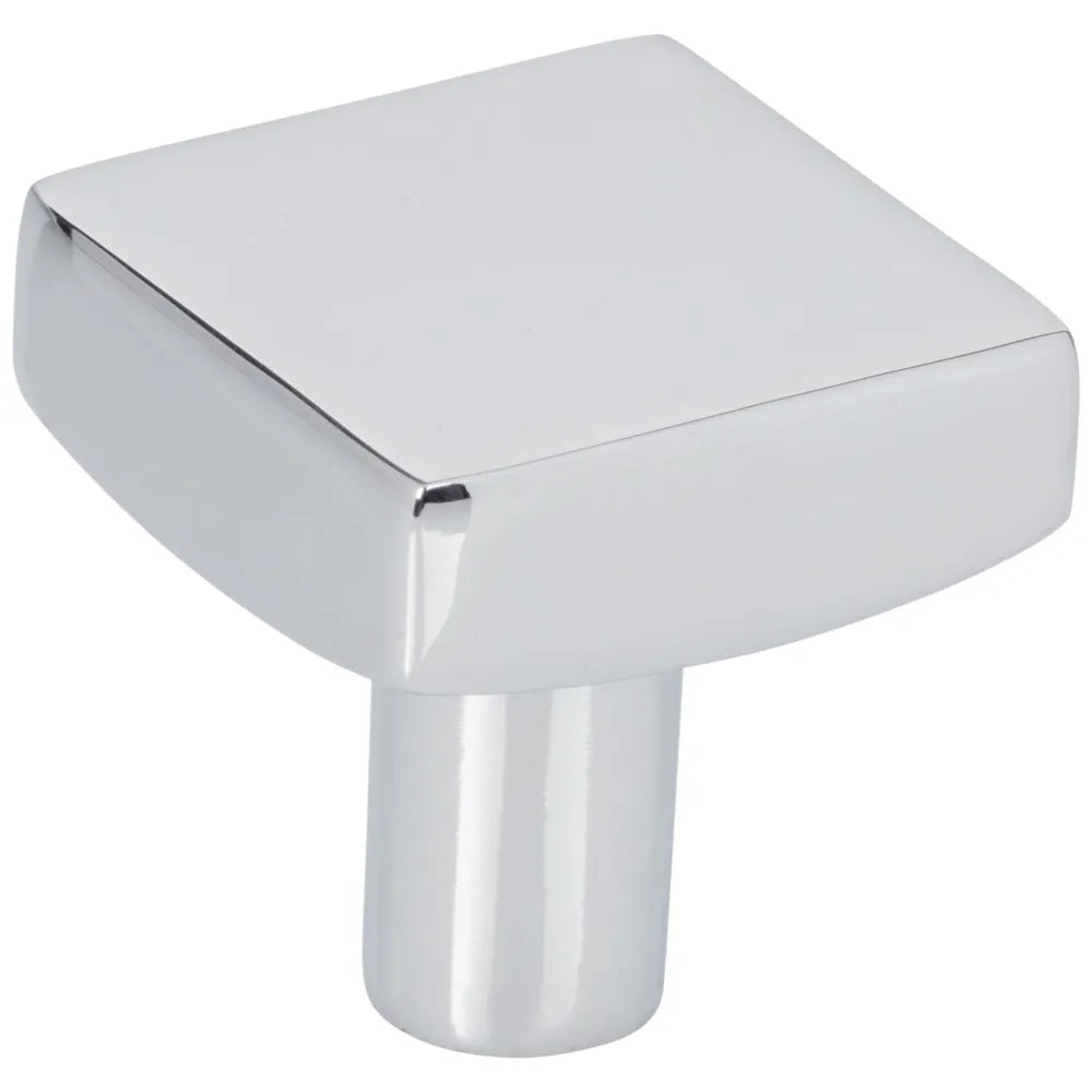 1-1/8" Overall Length Square Dominique Cabinet Knob