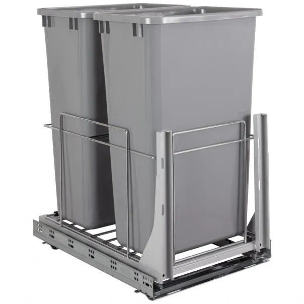WireTrashcan Pullout with Soft-close Slides