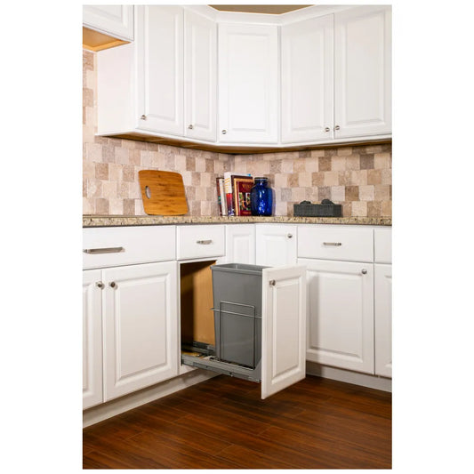 WireTrashcan Pullout with Soft-close Slides