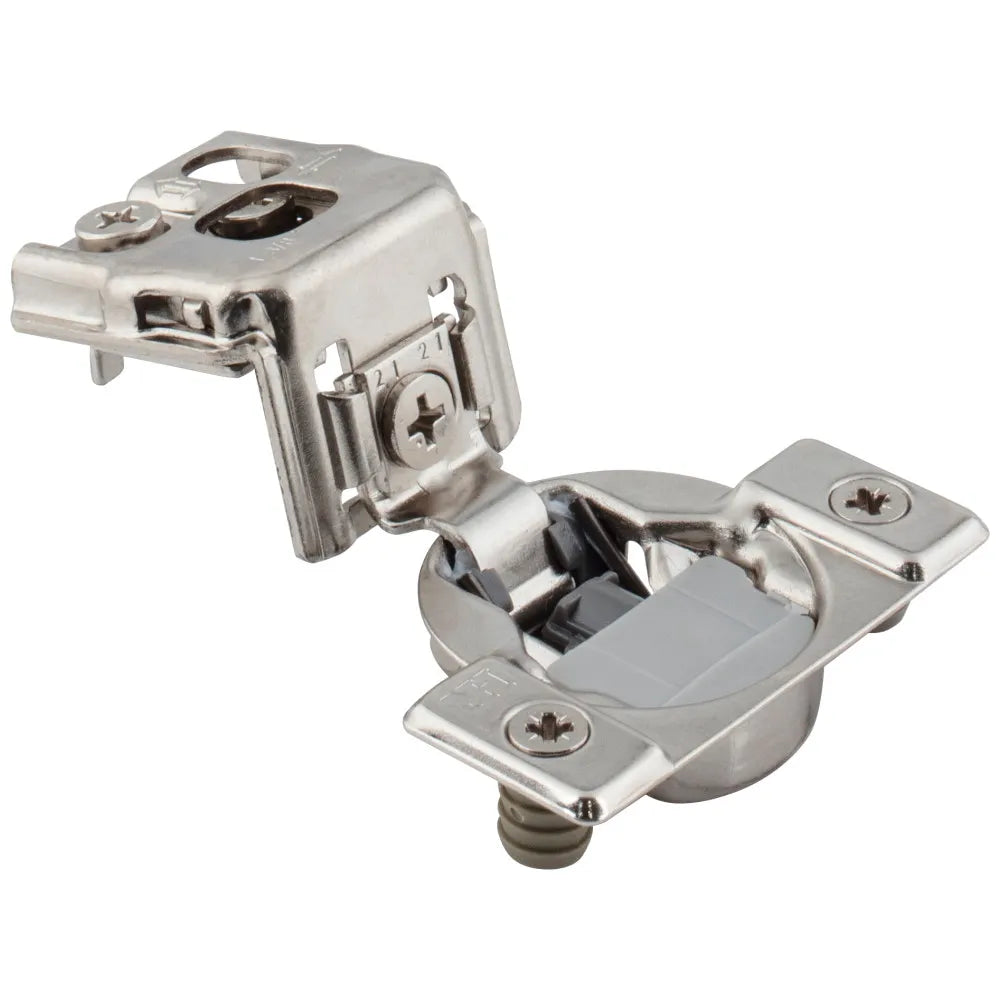 HR MAX™ 105° 1-3/8" Overlay Heavy Duty Soft-close Compact Hinge with Press-in 8 mm Dowels