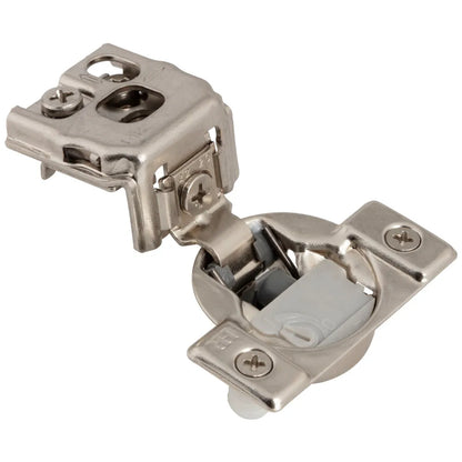 HR MAX™ 105° 1-1/4" Overlay Heavy Duty Adjustable Soft-close Compact Hinge with Press-in 8 mm Dowels