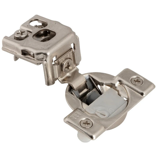 HR MAX™ 105° 1-1/4" Overlay Heavy Duty Adjustable Soft-close Compact Hinge with Press-in 8 mm Dowels