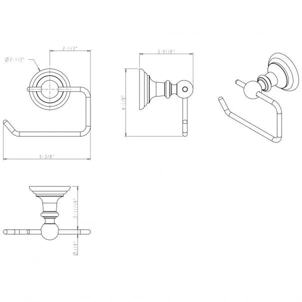 Fairview Euro Toilet Paper Holder