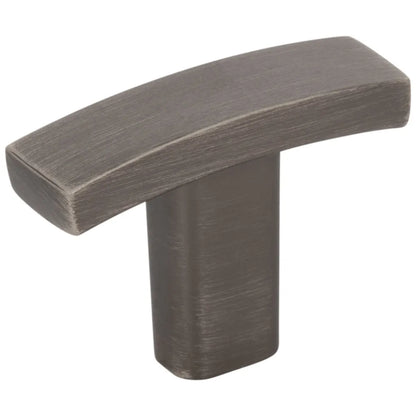 1-1/2" Overall Length Square Thatcher Cabinet "T" Knob