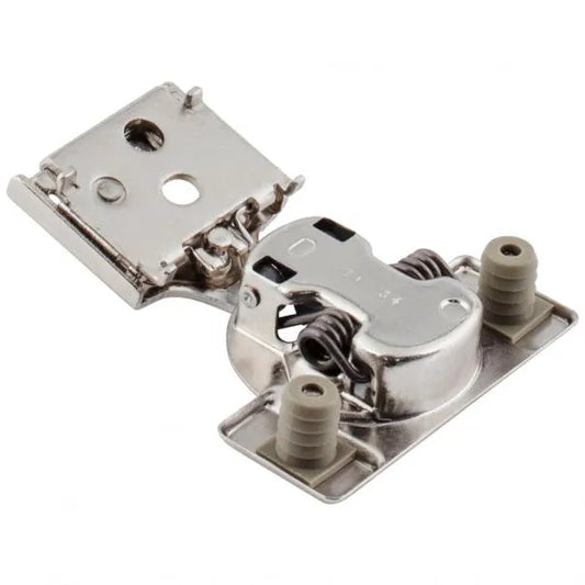 HR MAX™ 105° 7/16" Overlay Heavy Duty Soft-close Compact Hinge with Press-in 8 mm Dowels