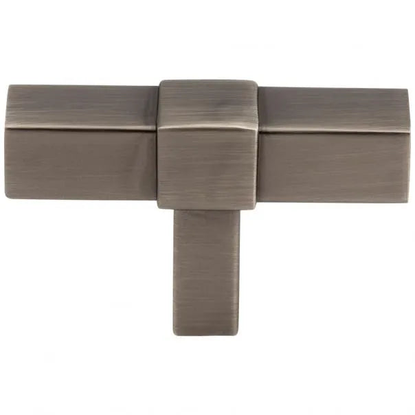 2" Overall Length Zane Cabinet "T" Knob