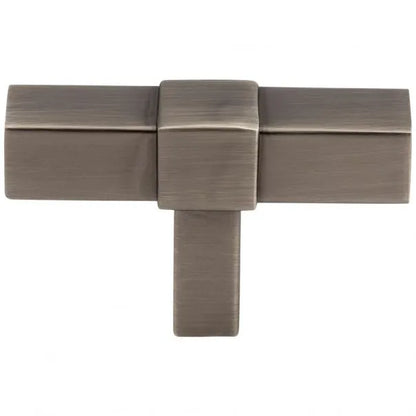 2" Overall Length Zane Cabinet "T" Knob