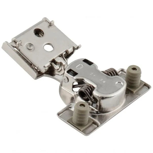 HR MAX™ 105° 3/8" Overlay Heavy Duty Soft-close Compact Hinge with Press-in 8 mm Dowels