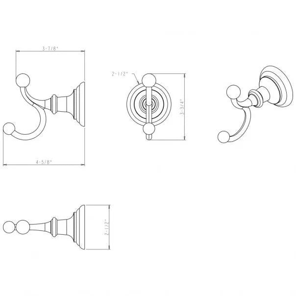 Fairview Double Robe Hook