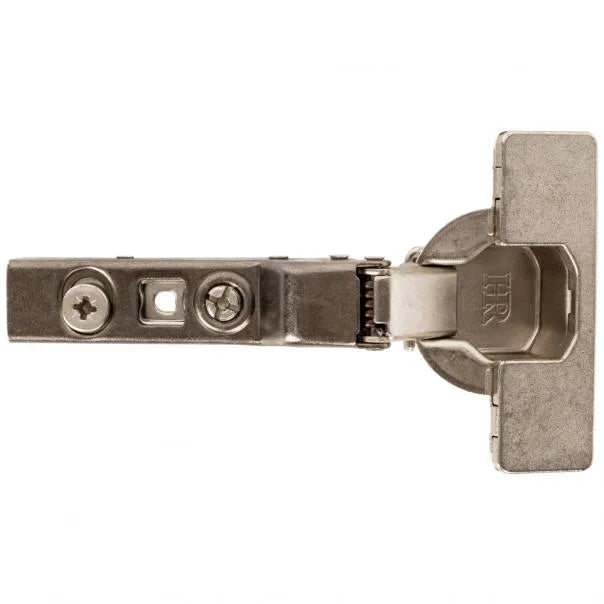 125° Commercial Grade Partial Overlay Cam Adjustable Self-close Hinge with Lever-Top Dowels