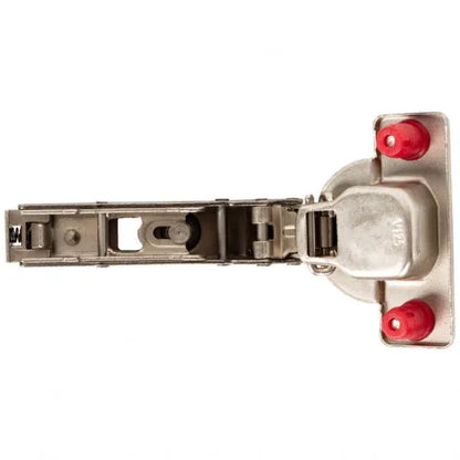 125° Commercial Grade Full Overlay Cam Adjustable Self-close Hinge with Press-in 8 mm Dowels