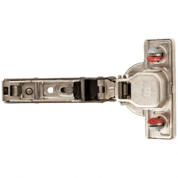 125° Commercial Grade Partial Overlay Cam Adjustable Self-close Hinge with Lever-Top Dowels