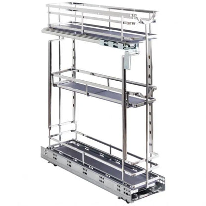 STORAGE WITH STYLE® Metal "No Wiggle" Base Pullout, Preassembled with Soft-close Slides