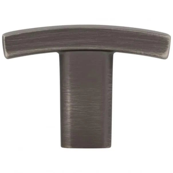 1-1/2" Overall Length Square Thatcher Cabinet "T" Knob