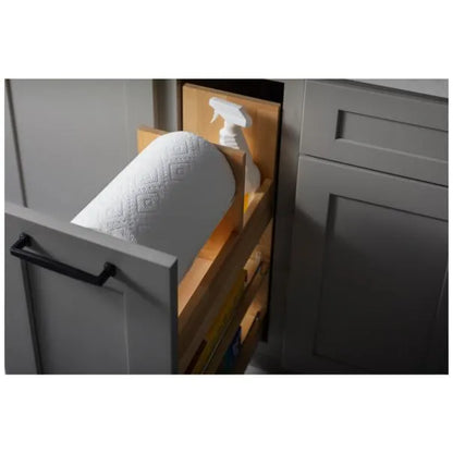8" "No Wiggle" Soft-close Paper Towel Base Pullout