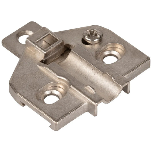 HR MAX™ Heavy Duty 2 mm Screw Adj 3 Hole Zinc Die Cast Plate for 700, 725, 900 & 1750 Series Euro Hinges