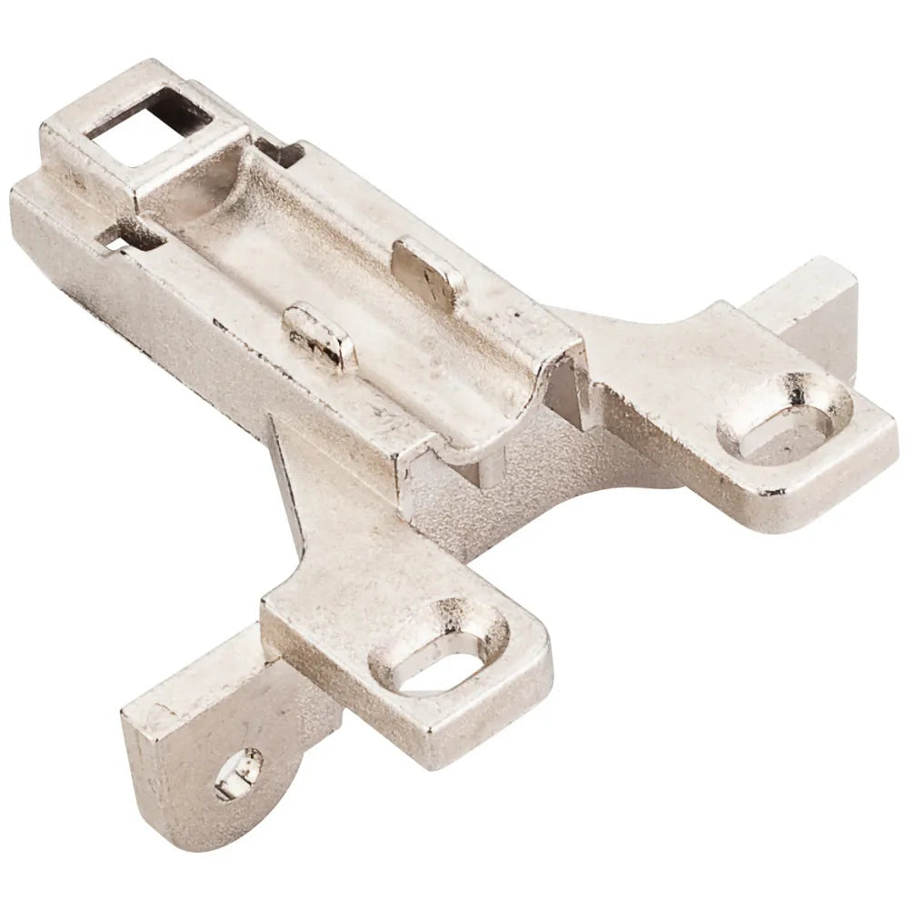 HR MAX™ Heavy Duty 3 mm Non-Cam Adj Zinc Die Cast Wrap-Around Plate for 700, 725, 900 and 1750 Series Euro Hinges