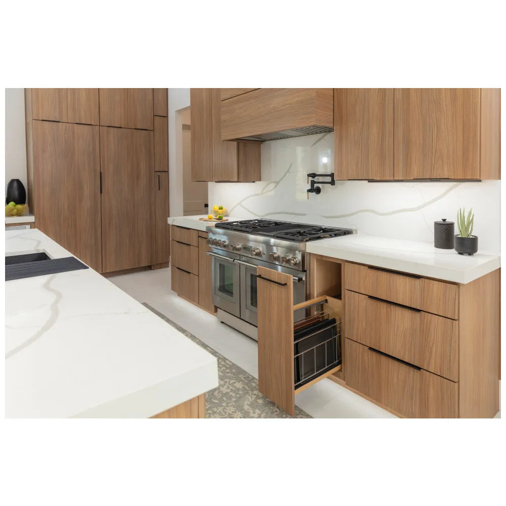 "No Wiggle" Soft-close Tray Divider Pullout