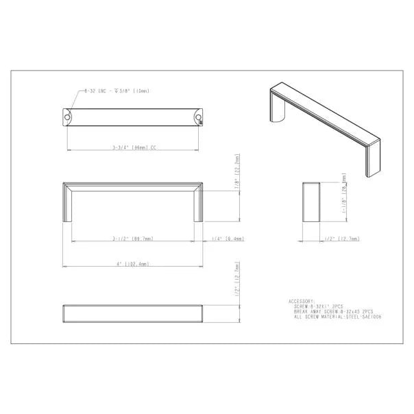 Walker 2 Cabinet Pull
