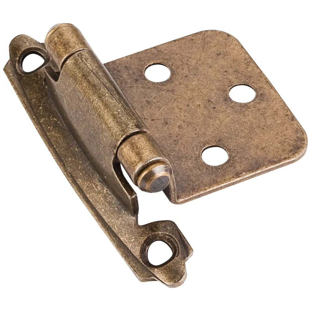 Decorative Self-closing Overlay Hinge, Face Frame Mount