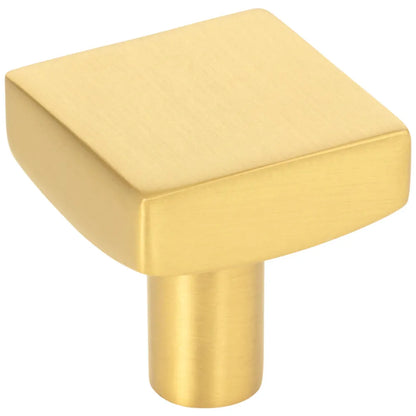 1-1/8" Overall Length Square Dominique Cabinet Knob