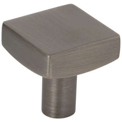 1-1/8" Overall Length Square Dominique Cabinet Knob