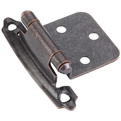 Decorative Self-closing Overlay Hinge, Face Frame Mount