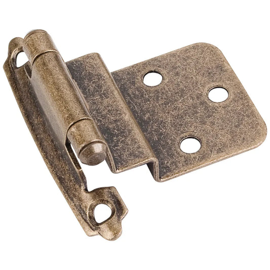 3/8" Inset Self-closing Burnished Brass