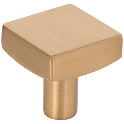 1-1/8" Overall Length Square Dominique Cabinet Knob