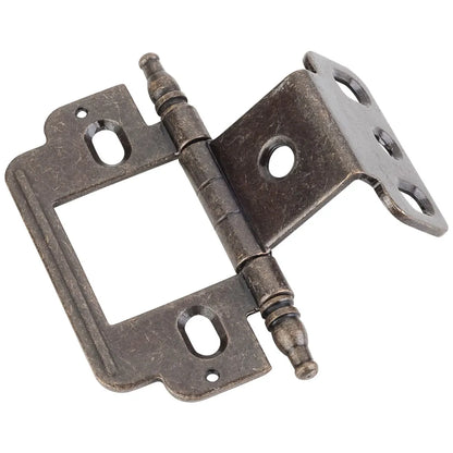 270° Partial Wrap for 3/4" Frame x 3/4" Door, Inset Flush, "A" Style Minaret Tip Hinge