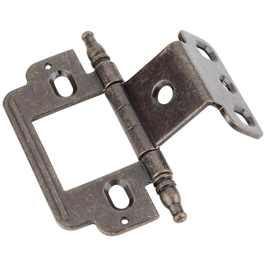 270° Partial Wrap for 3/4" Frame x 3/4" Door, Inset Flush, "A" Style Minaret Tip Hinge